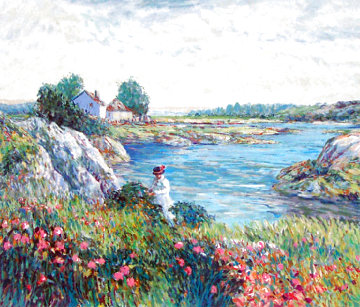 Girl on the Hill Limited Edition Print - Henri Plisson Girl on the Hill Limited Edition Print - Henri Plisson