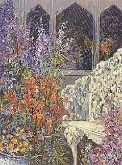 A Place in the Garden 1992 Limited Edition Print - Henri Plisson A Place in the Garden 1992 Limited Edition Print - Henri Plisson