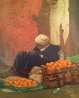 Vendedor De Naranjas 2006 39x31 Original Painting by Daniel Gonzalez Poblete - 1 Vendedor De Naranjas 2006 39x31 Original Painting by Daniel Gonzalez Poblete - 1