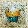 Tea Cup No. 1   24x24 Original Painting by Dina Podolsky - 0