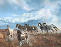 Into the Wind 62x76 Super Huge Original Painting by J.F. Policky - 0 Into the Wind 62x76 Super Huge Original Painting by J.F. Policky - 0