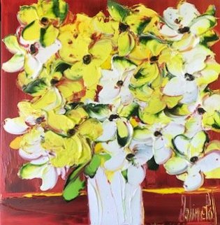 Splendeur Des Fleurs e Closes 2019 16x16 Original Painting - Jaline Pol Splendeur Des Fleurs e Closes 2019 16x16 Original Painting - Jaline Pol