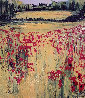 A Perte De Vue, La Nature Er Fleur 2000 23x23 Original Painting by Jaline Pol - 0