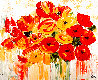 Awash With Color, the Petals Caress and the Flowers Take a Bow Limited Edition Print by Jaline Pol - 0