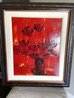 Untitled Floral Abstract Embellished Giclee on Canvas Limited Edition Print by Jaline Pol - 1 Untitled Floral Abstract Embellished Giclee on Canvas Limited Edition Print by Jaline Pol - 1