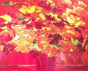 Belles Dejour 22x22 Original Painting - Jaline Pol Belles Dejour 22x22 Original Painting - Jaline Pol