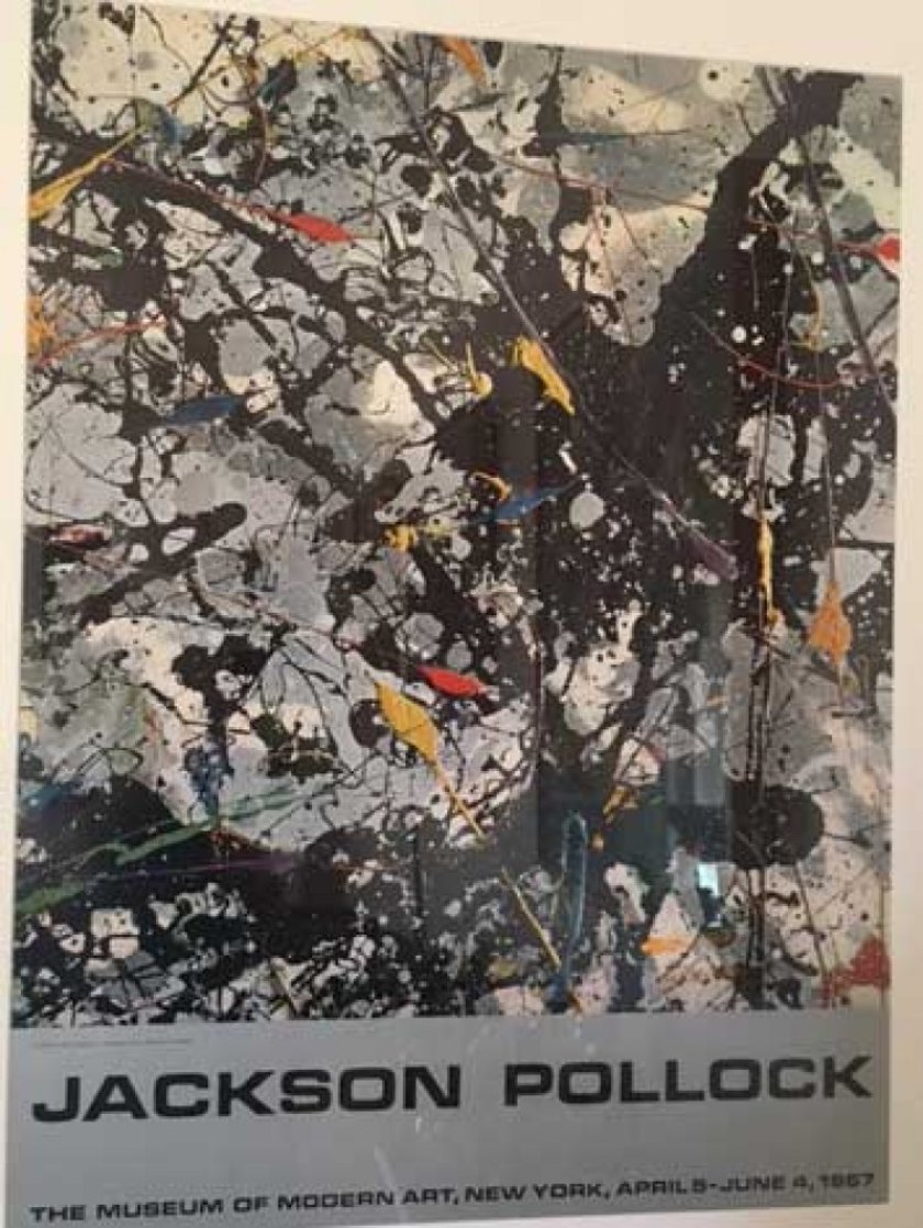 Jackson Pollock Art Pollock Poster Jackson Pollock Exhibition Poster 
