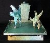 Pele Vs Castillas   Bronze Unique 2016 12 in Sculpture by Michael J. Pollare - 2