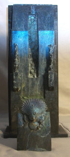 Corfu Bronze Unique Sculpture 2000 Sculpture - Michael J. Pollare