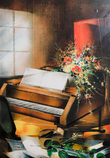 Piano Limited Edition Print - Raymond Poulet Piano Limited Edition Print - Raymond Poulet