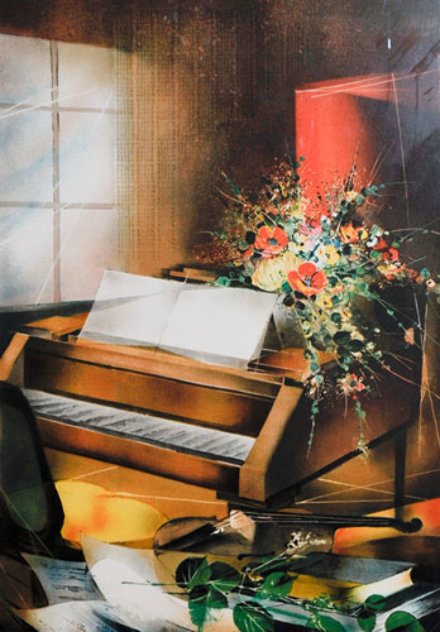 Piano Limited Edition Print by Raymond Poulet