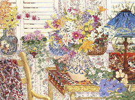 Persian Pots and Dragonflies AP 1989 Limited Edition Print by John Powell - 0 Persian Pots and Dragonflies AP 1989 Limited Edition Print by John Powell - 0
