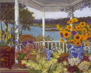 On the Veranda PP Limited Edition Print - John Powell On the Veranda PP Limited Edition Print - John Powell