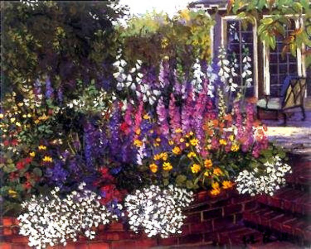 Red Brick Garden PP Limited Edition Print by John Powell