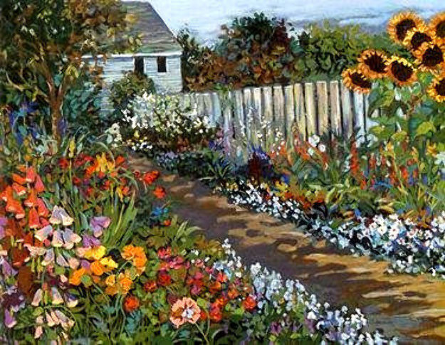 Country Path PP Serigraph on Paper 11x14 by John Powell - For Sale