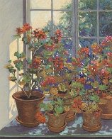 Geraniums PP Limited Edition Print by John Powell - 1 Geraniums PP Limited Edition Print by John Powell - 1