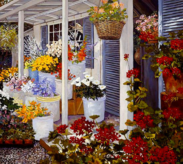 Country Flowers 2000 Limited Edition Print by John Powell