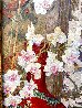 Untitled Floral Painting 34x29 Original Painting by John Powell - 5