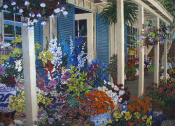 Jolain's Flowers 1991 Limited Edition Print - John Powell Jolain's Flowers 1991 Limited Edition Print - John Powell