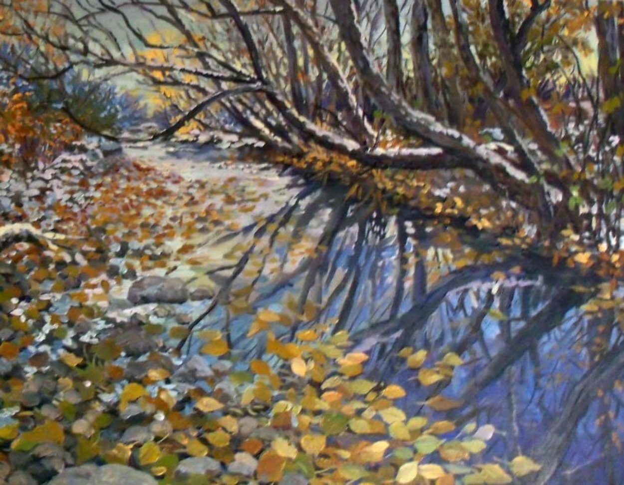 Creek in the Woods 2008 16x20 Original Painting by John Powell Creek in the Woods 2008 16x20 Original Painting by John Powell