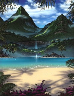 Tropical Jewel 1999 Limited Edition Print - Steven Power Tropical Jewel 1999 Limited Edition Print - Steven Power