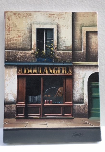 Boulanger 1985 9x7 -Paris, France Original Painting by Thomas Pradzynski
