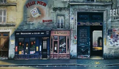 Artisans Du Marais 1994 Huge - Paris, France Limited Edition Print - Thomas Pradzynski