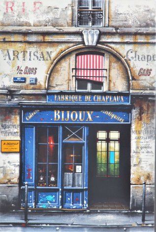 Suite Du Claire De Lune 2000 - Framed Set of 3 - Paris, France Limited Edition Print - Thomas Pradzynski