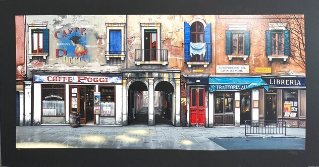 Caffe Poggi 2002 23x50 Huge - Paris, France Limited Edition Print by Thomas Pradzynski