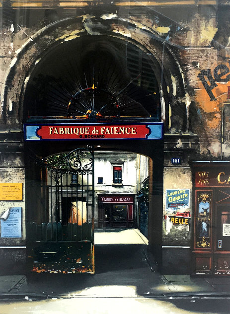 Fabrique De Faience and Villa Rimbaud: Passages De Paris - Framed  Suite of 2 Deluxe Limited Edition Print by Thomas Pradzynski