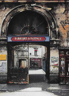 Fabrique De Faience And Villa Rimbaud: Passages De Paris, Suite of 2 AP 1997 Limited Edition Print - Thomas Pradzynski Fabrique De Faience And Villa Rimbaud: Passages De Paris, Suite of 2 AP 1997 Limited Edition Print - Thomas Pradzynski