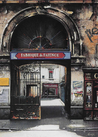 Fabrique De Faience And Villa Rimbaud: Passages De Paris, Suite of 2 AP 1997 Limited Edition Print - Thomas Pradzynski