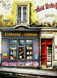 Libraire St. Germaine Limited Edition Print - Thomas Pradzynski Libraire St. Germaine Limited Edition Print - Thomas Pradzynski