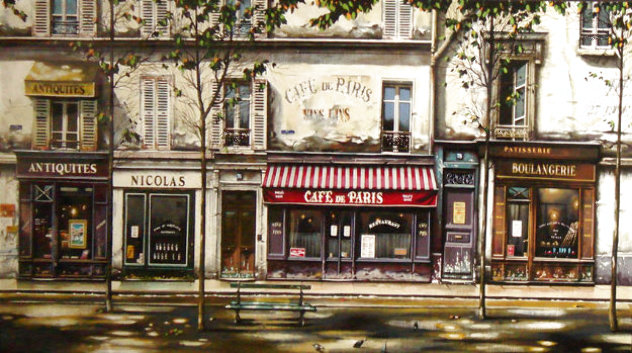 Cafe De Paris 1993 Deluxe - Huge Limited Edition Print by Thomas Pradzynski