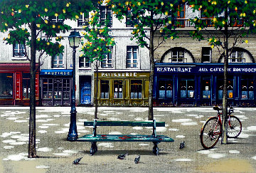 Les Promenades Parisiennes Suite of Three 1993 - France Limited Edition Print - Thomas Pradzynski