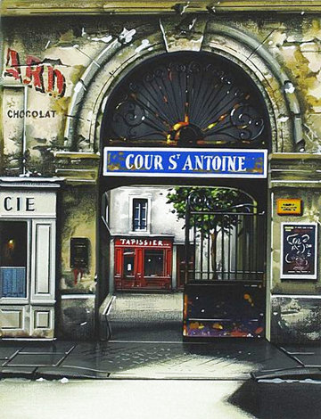 Cour St Antoine - Paris, France Limited Edition Print - Thomas Pradzynski