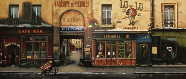 Cafe De Paris DE 1993 Limited Edition Serigraph by Thomas