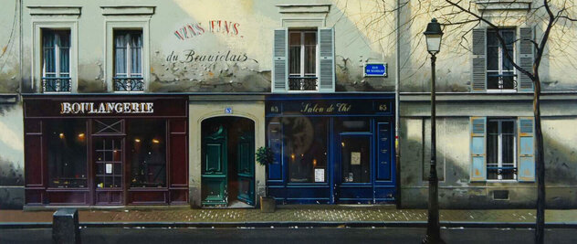Cafe De Paris DE 1993 Limited Edition Serigraph by Thomas