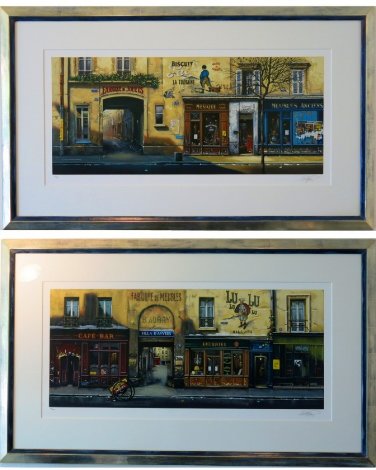 Fabrique De Jouets And Villa D'anvers, Framed Suite of 2 Limited Edition Print - Thomas Pradzynski
