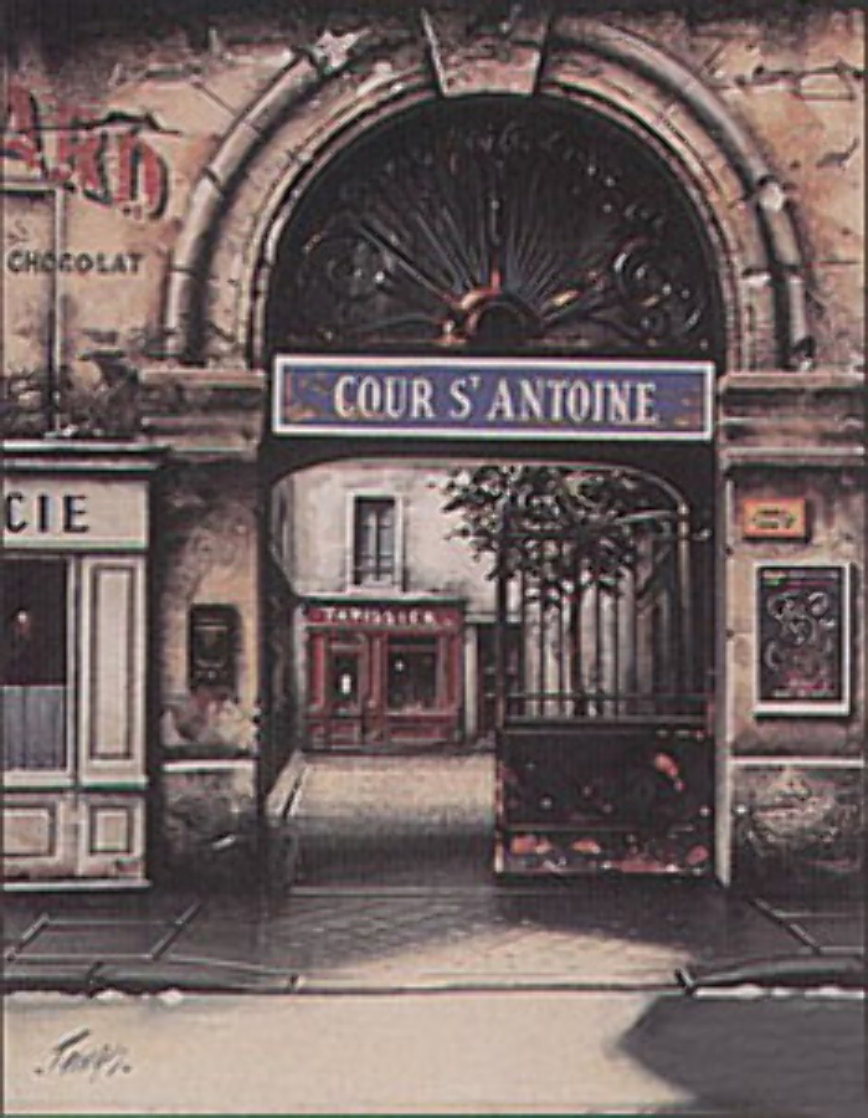 Cour St Antoine Limited Edition Print by Thomas Pradzynski Cour St Antoine Limited Edition Print by Thomas Pradzynski
