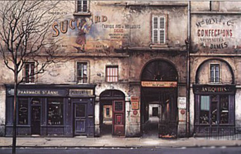 Rue St. Anne 1997 Huge - Paris, France Limited Edition Print - Thomas Pradzynski