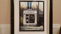 La Pharmacie En Blanc 1991 24x27 Original Painting by Thomas Pradzynski - 2 La Pharmacie En Blanc 1991 24x27 Original Painting by Thomas Pradzynski - 2