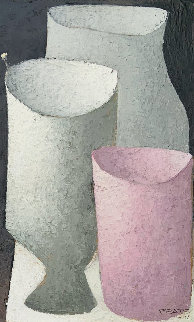 Untitled (#1) 1972 24x15 Original Painting - Ramon Prats Untitled (#1) 1972 24x15 Original Painting - Ramon Prats
