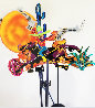 Untitled Iron Kinetic Sculpture 1989 63 in Huge Sculpture by Frederick Prescott - 0