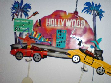 Hollywood Freeway Kinetic Sculpture 1990 39 in Sculpture - Frederick Prescott Hollywood Freeway Kinetic Sculpture 1990 39 in Sculpture - Frederick Prescott