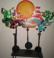 Wild, Wild West Kinetic Sculpture 1993 30 in Sculpture by Frederick Prescott - 1 Wild, Wild West Kinetic Sculpture 1993 30 in Sculpture by Frederick Prescott - 1