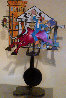 Wall Street Bull Unique Kinetic Sculpture 1993 30 in Sculpture by Frederick Prescott - 1