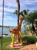Kinetic Giraffe Medium Size Unique Steel Sculpture 10 feet tall Sculpture by Frederick Prescott - 3