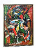 Abstract Composition  Painting - 1940 30x22 Original Painting by Josef Presser - 3