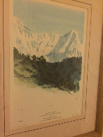 Annapurna Nepal 1992 Limited Edition Print by King Charles III - 2 Annapurna Nepal 1992 Limited Edition Print by King Charles III - 2